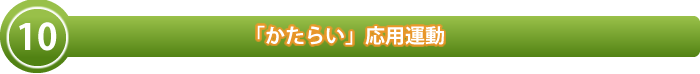 「かたらい」応用運動